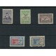 ARGENTINA 1931 GJ 715/19 SERIE COMPLETA DE ESTAMPILLAS NUEVAS MINT, LUJO U$ 130